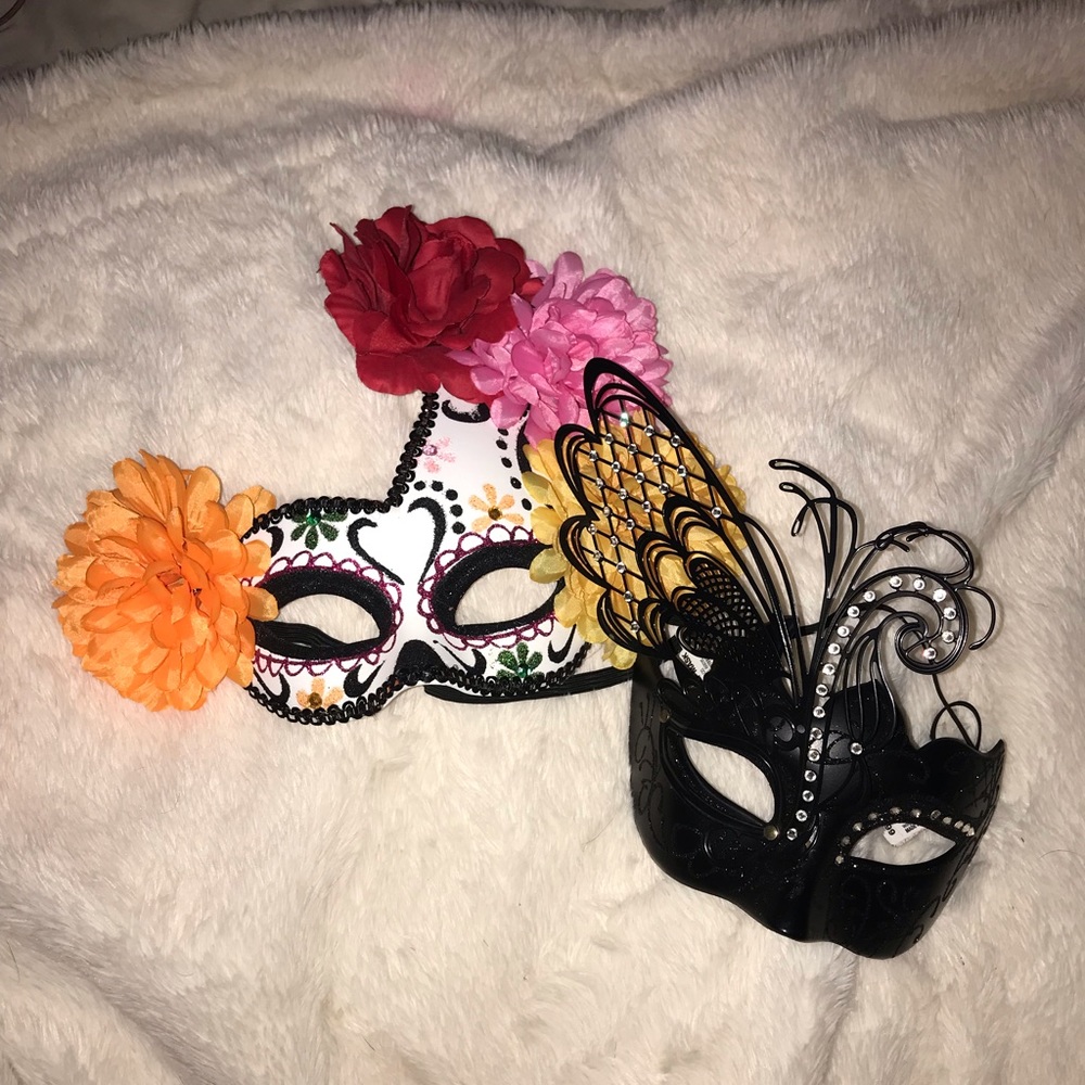 Halloween Womens and Girls Half Face Beautiful Masks